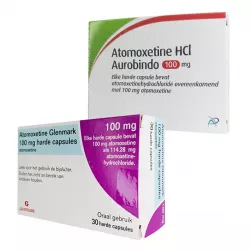 Атомоксетин 100 мг Европа :: Аналог Когниттера :: Glenmark / Aurobindo капс. №30 фото