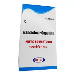 Ганцикловир таблетки (капсулы) Natclovir 250мг №30 в Москве и области фото